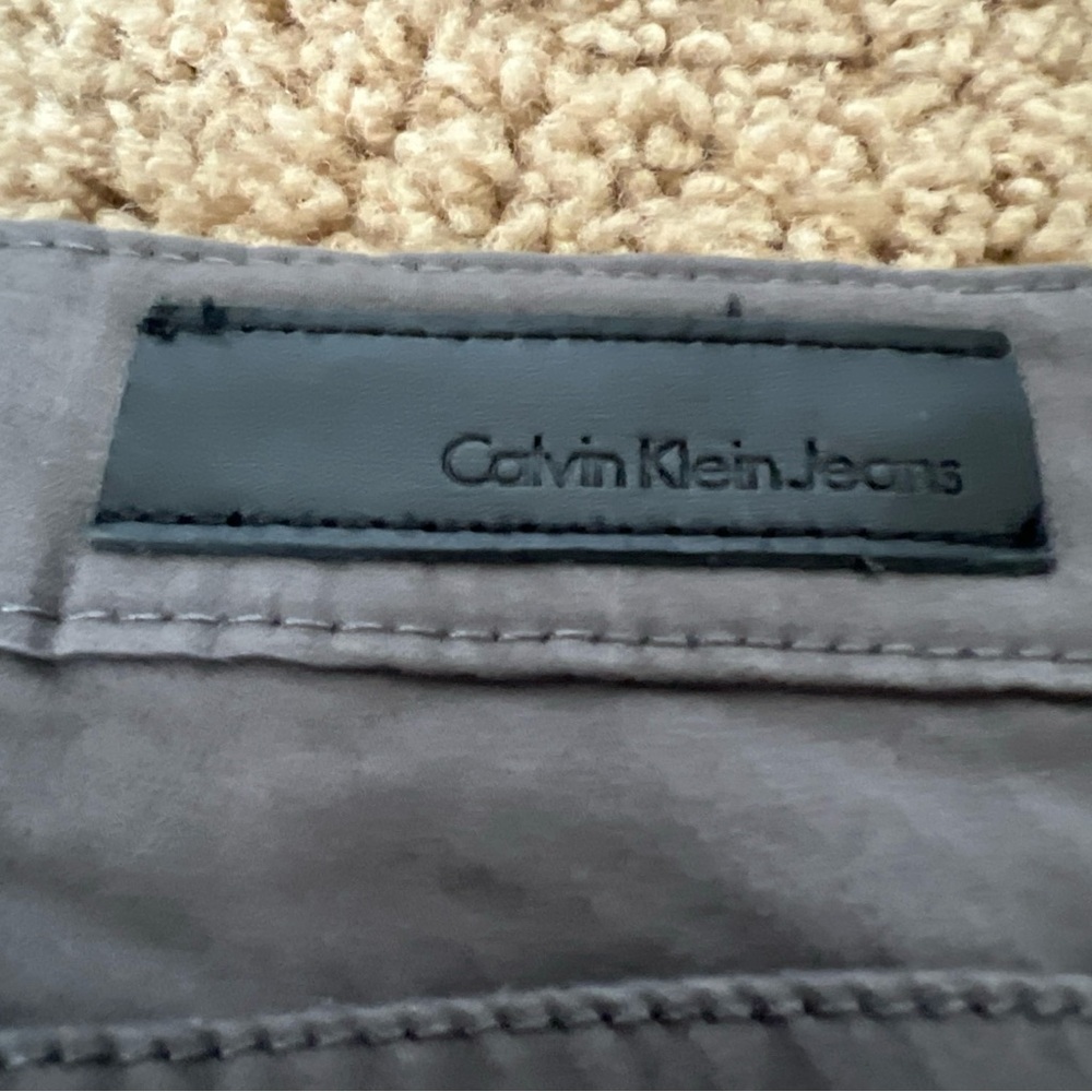Calvin Klein Jeans Women’s Grey Mid-Rise Soft Stretch Skinny Pant Size 4 - Picture 7 of 12